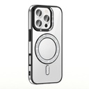 Apple iPhone 16 Pro Max Uyumlu Kılıf Pırlanta Taş Tasarımlı M-safe Şarj Özellikli Zore Karetta Silikon Kapak