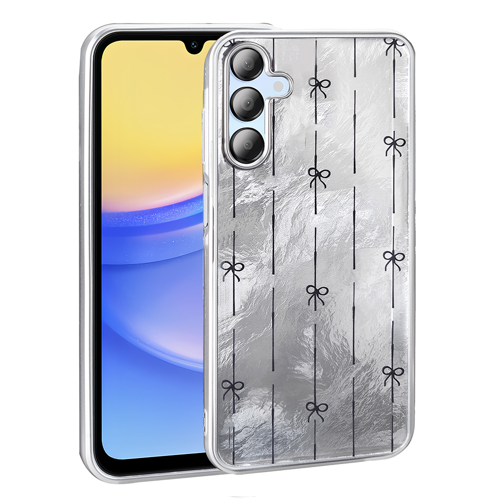 [RNZ-TA118408] Samsung Galaxy A15 Uyumlu Kılıf Desenli Zore Mep Kapak (Küçük Fiyonk)
