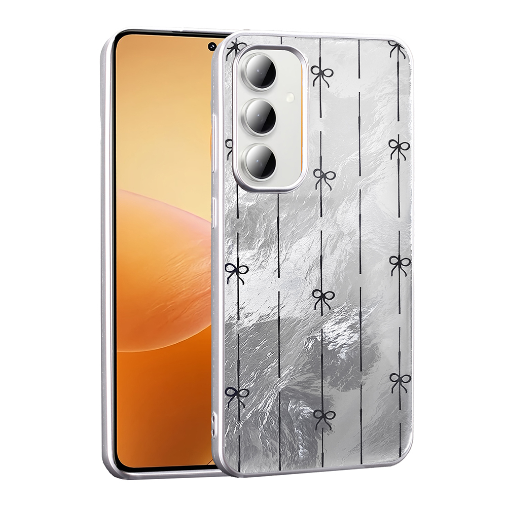 [RNZ-TA118438] Samsung Galaxy S24 FE Uyumlu Kılıf Desenli Zore Mep Kapak (Küçük Fiyonk)