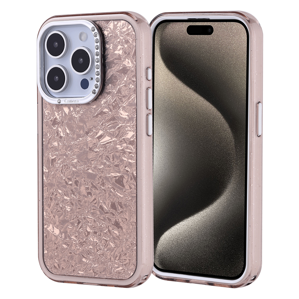 Apple iPhone 15 Pro Uyumlu Kılıf Taşlı Tasarımlı Zore Kapi Kapak