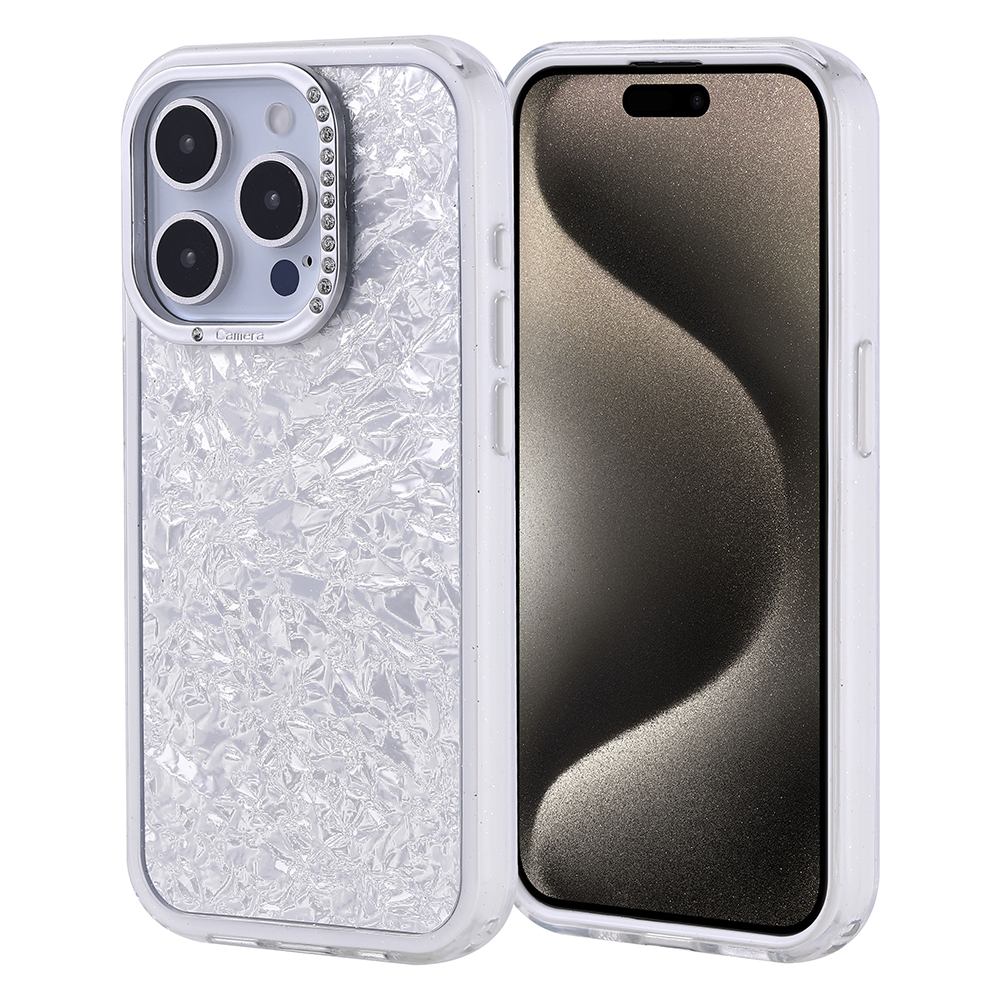 Apple iPhone 15 Pro Uyumlu Kılıf Taşlı Tasarımlı Zore Kapi Kapak