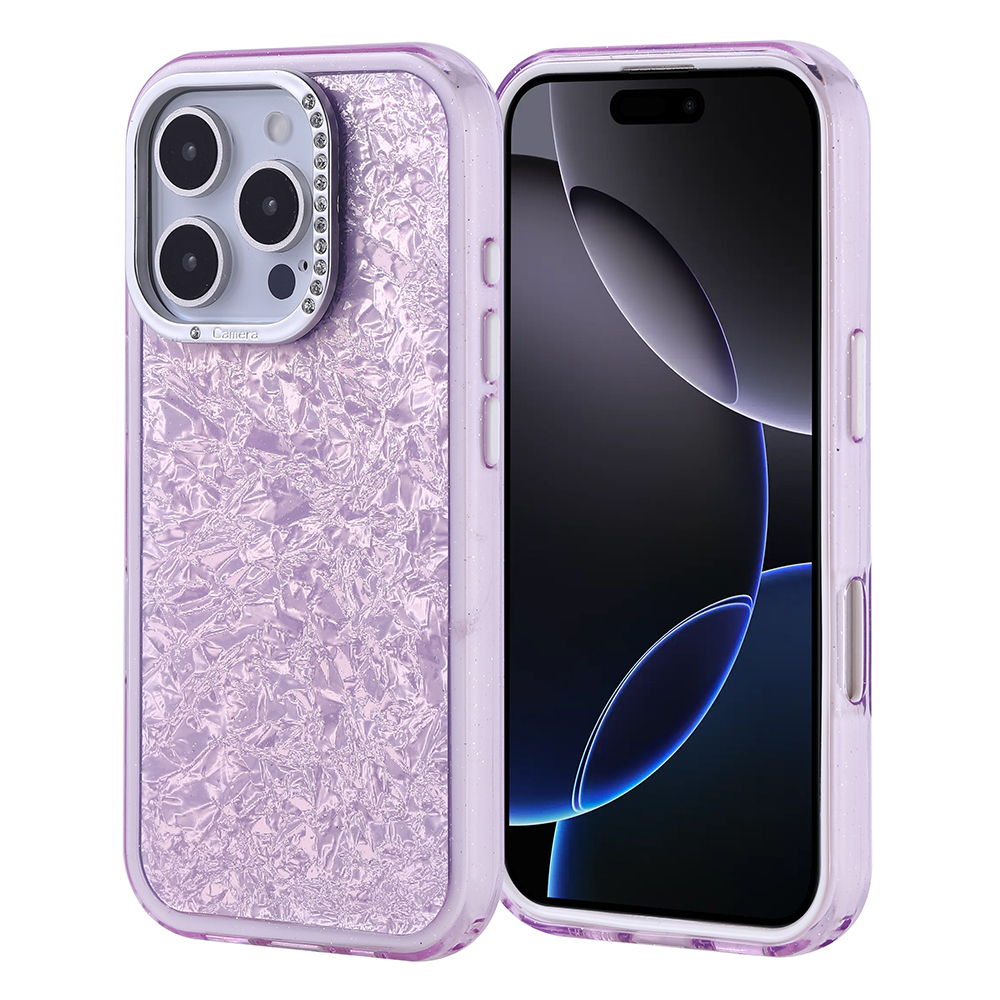 Apple iPhone 16 Pro Uyumlu Kılıf Taşlı Tasarım Zore Kapi Kapak
