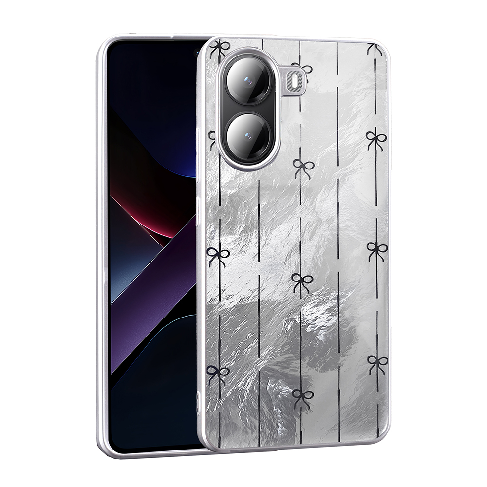 [RNZ-TA118736] Xiaomi Poco X7 Pro Uyumlu Kılıf Desenli Zore Mep Kapak (Küçük Fiyonk)