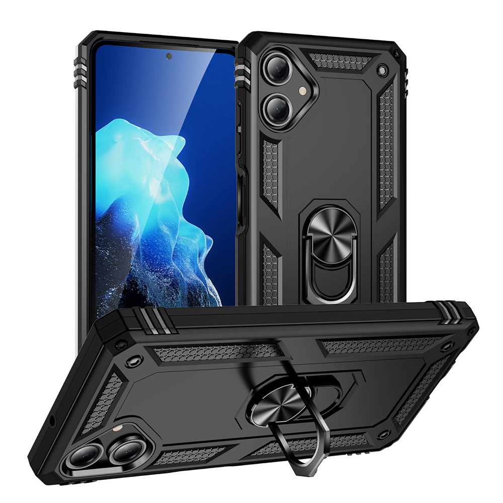 [RNZ-TA116520] Samsung Galaxy A06 Uyumlu Kılıf Zore Vega Kapak (Siyah)