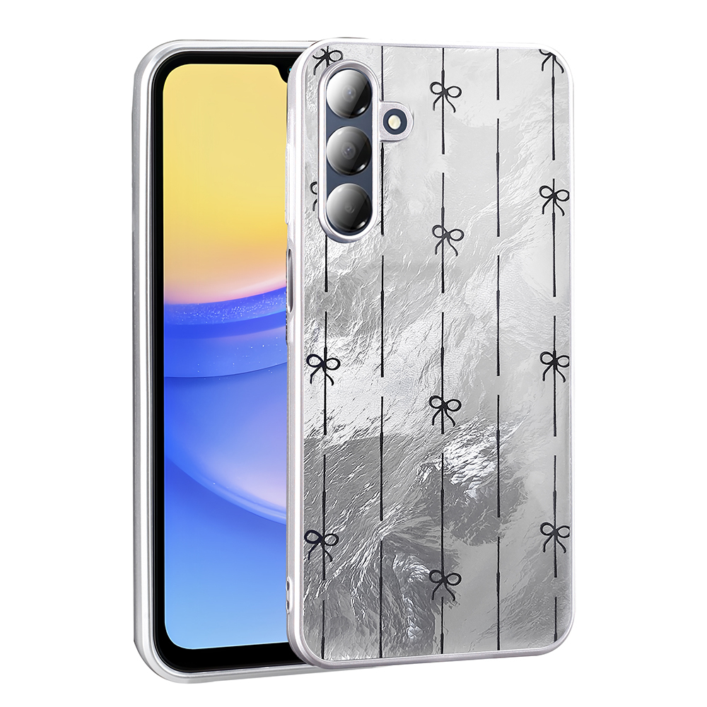 [RNZ-TA118742] Samsung Galaxy A16 Uyumlu Kılıf Desenli Zore Mep Kapak (Küçük Fiyonk)