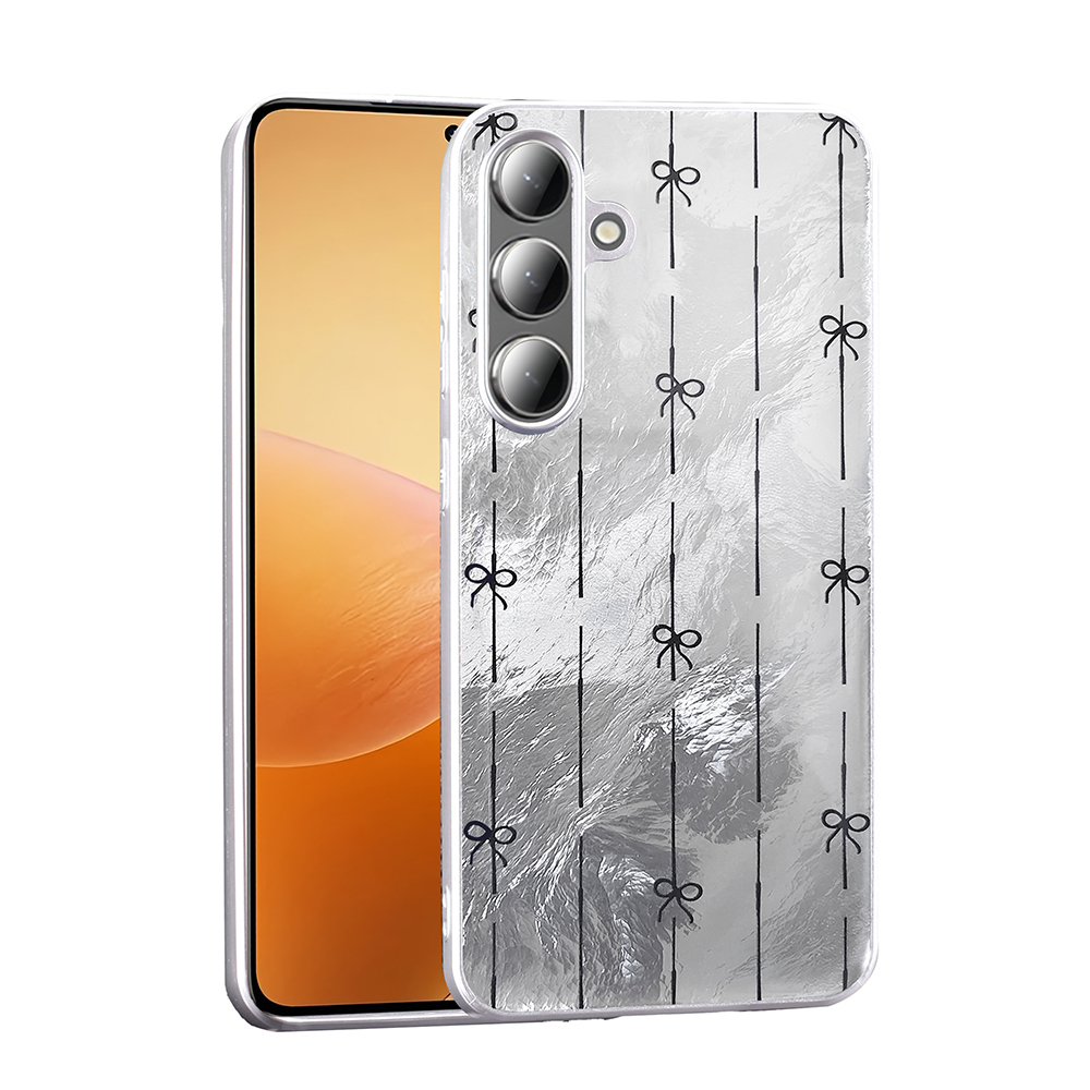[RNZ-TA118752] Samsung Galaxy S24 Uyumlu Kılıf Desenli Zore Mep Kapak (Küçük Fiyonk)