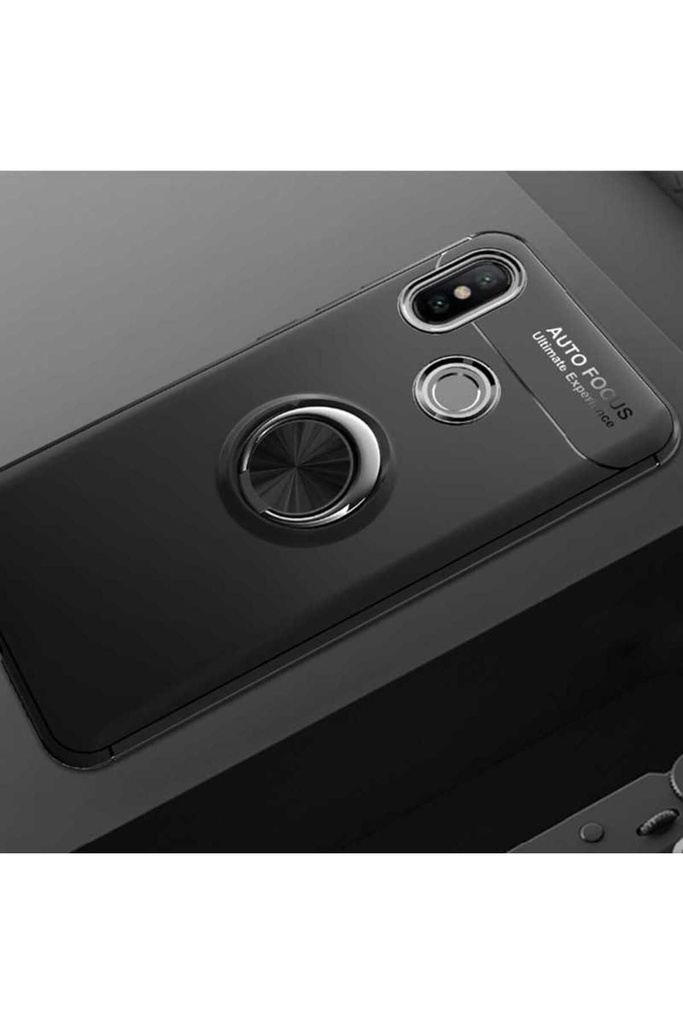 [RNZ-TA13316] Xiaomi Mi 8 Uyumlu Kılıf Zore Ravel Silikon Kapak (Siyah)