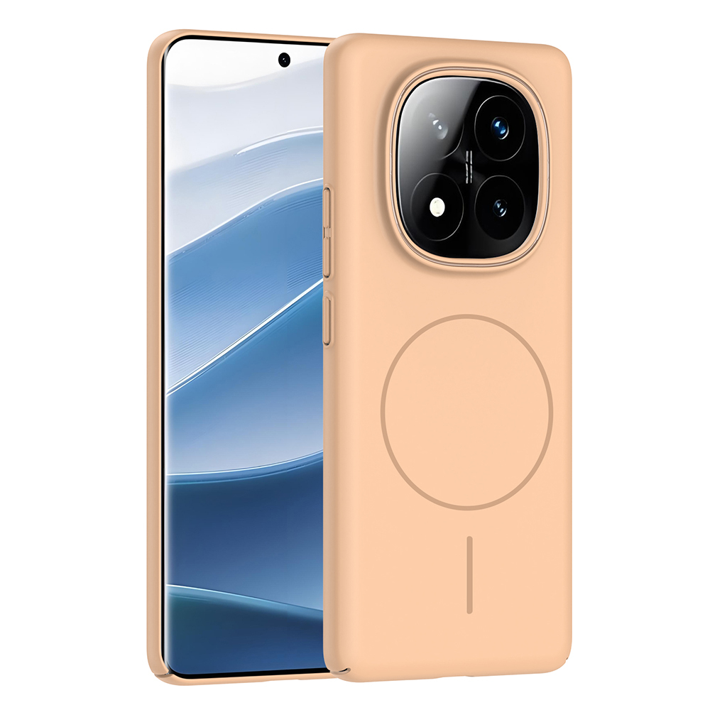 Xiaomi Redmi Note 14 Pro 4G Uyumlu Kılıf M-safe Şarj Özellikli Zore Ruby Sert Kapak