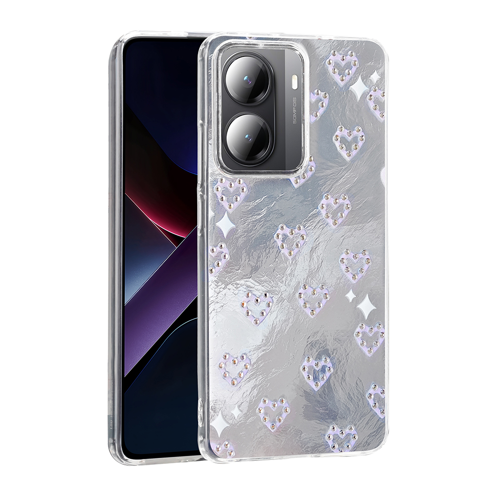 [RNZ-TA118821] Xiaomi Poco X7 Pro Uyumlu Kılıf Kamera Korumalı Figürlü Zore Ponti Silikon Kapak (Beyaz)
