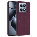 Xiaomi 14T Pro Uyumlu Kılıf M-safe Şarj Özellikli Zore Ruby Sert Kapak