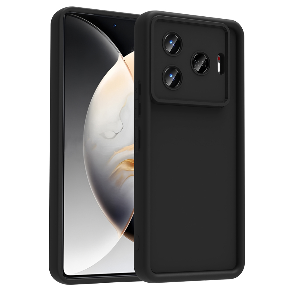 [RNZ-TA117594] Tecno Camon 30 Pro 5G Uyumlu Kılıf Kamera Korumalı Zore Ananas Kapak (Siyah)