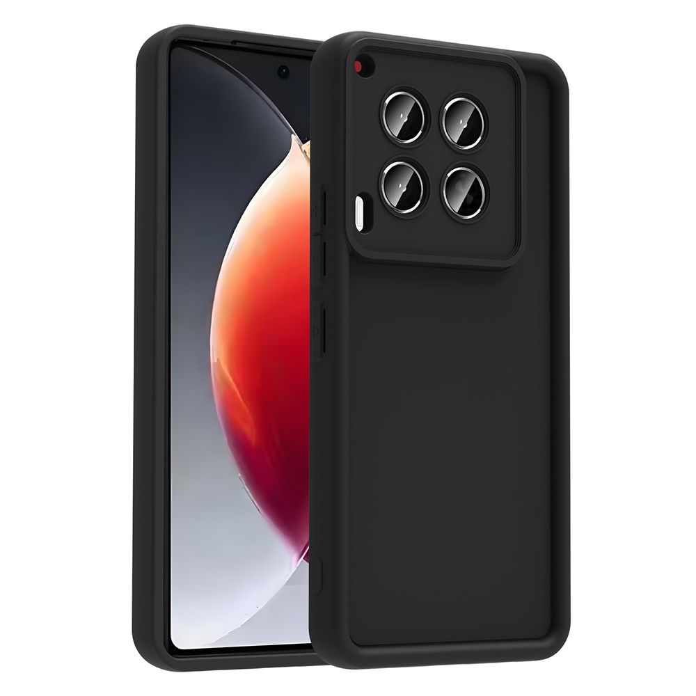 [RNZ-TA117598] Tecno Camon 30 Uyumlu Kılıf Kamera Korumalı Zore Ananas Kapak (Siyah)