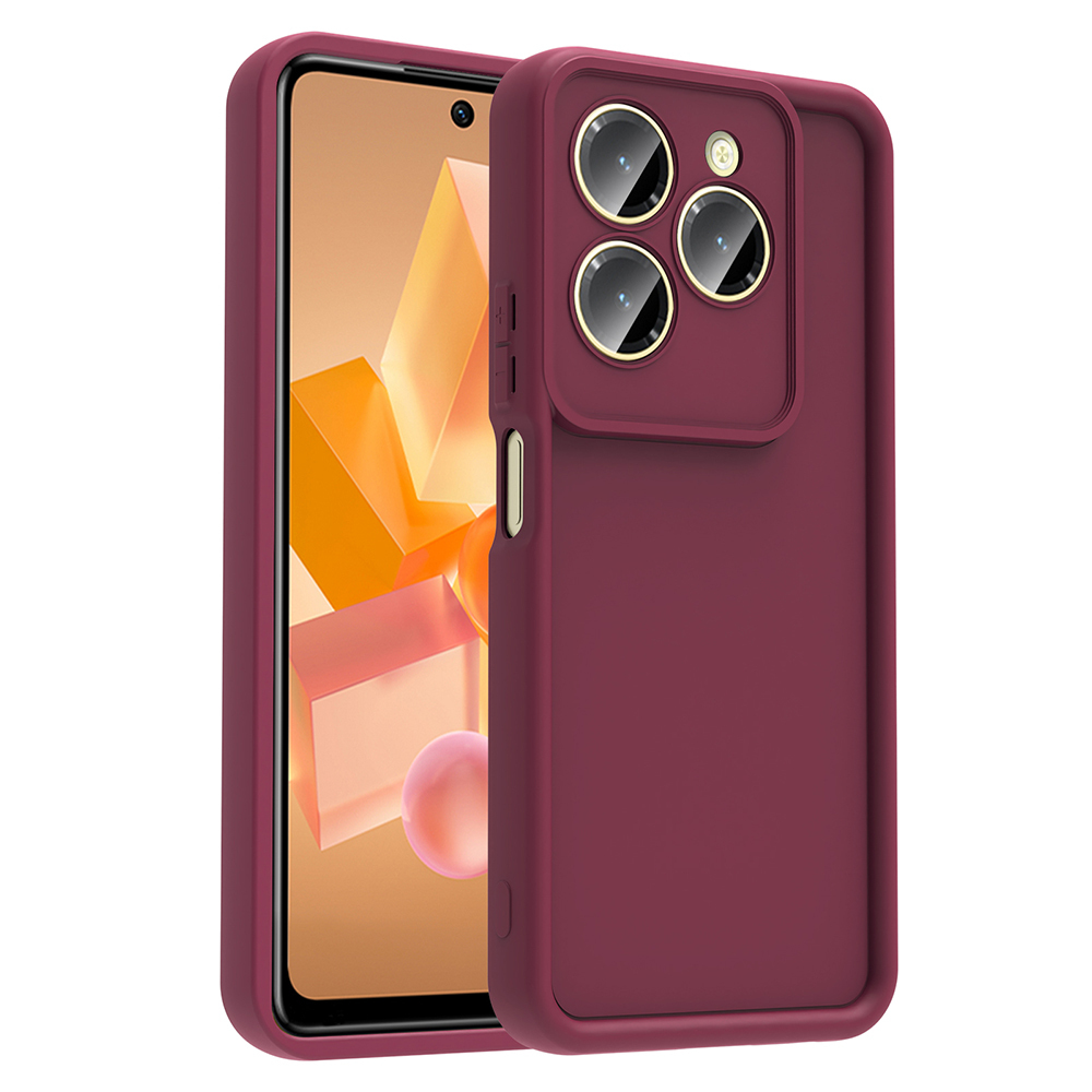 Infinix Hot 40 Uyumlu Kılıf Kamera Korumalı Zore Ananas Kapak