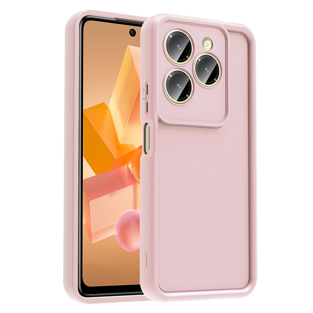 Infinix Hot 40 Uyumlu Kılıf Kamera Korumalı Zore Ananas Kapak