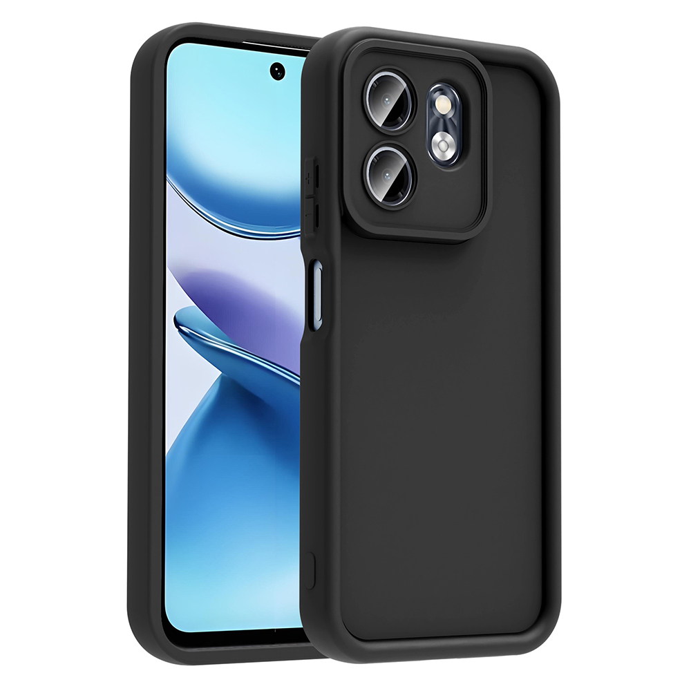 [RNZ-TA117725] Infinix Hot 50i Uyumlu Kılıf Kamera Korumalı Zore Ananas Kapak (Siyah)