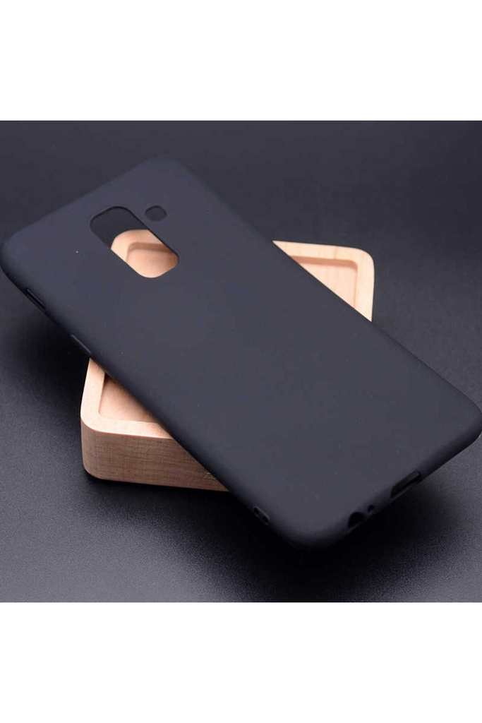 [RNZ-TA13334] Samsung Galaxy J8 Uyumlu Kılıf Zore Premier Silikon Kapak (Siyah)