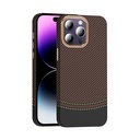 Apple iPhone 14 Pro Max Uyumlu Kılıf M-safe Şarj Özellikli Karbon Fiber Görünümlü Zore Gros Kapak