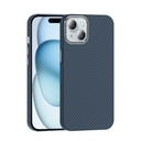 Apple iPhone 15 Uyumlu Kılıf M-safe Şarj Özellikli Karbon Fiber Görünümlü Zore Gros Kapak