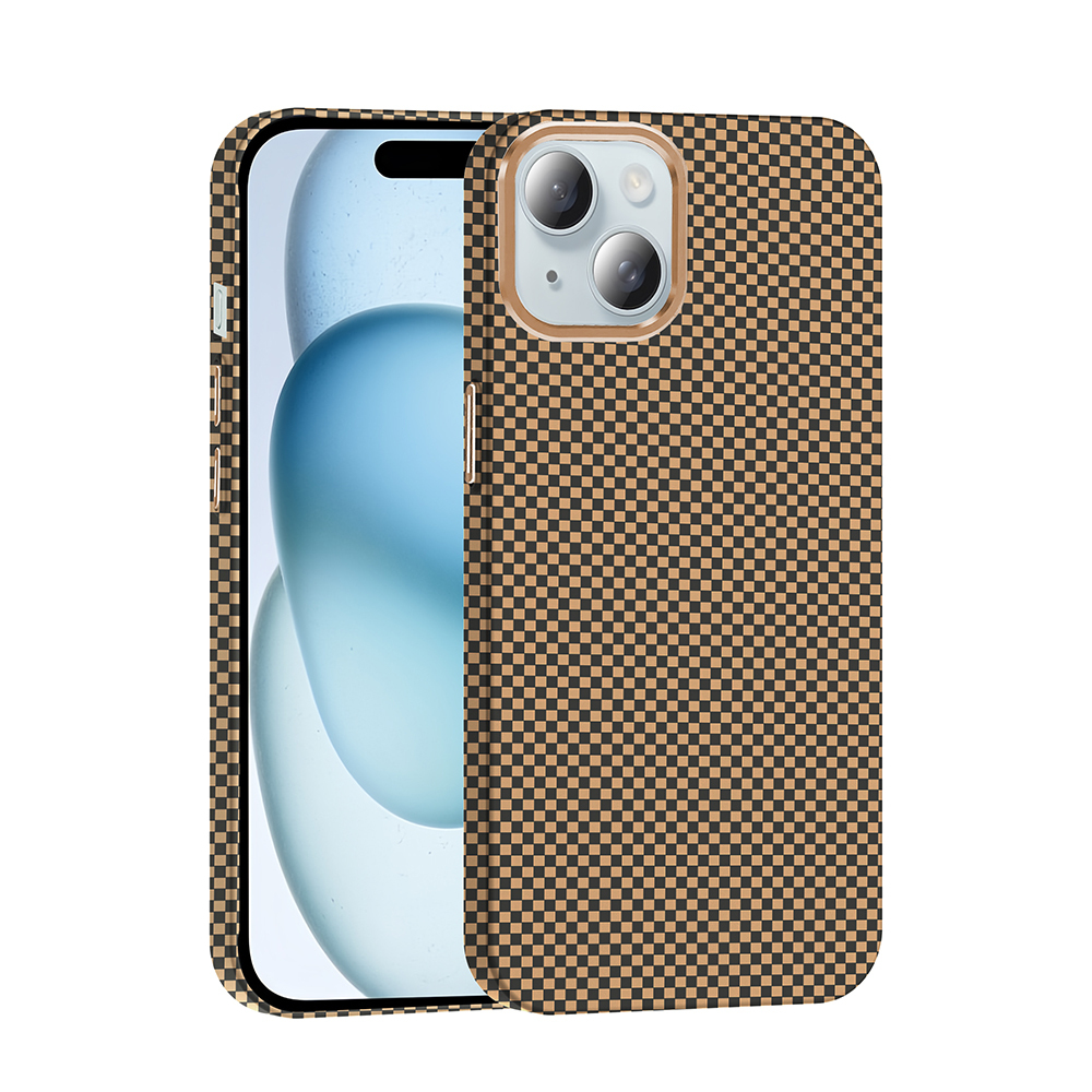 Apple iPhone 15 Uyumlu Kılıf M-safe Şarj Özellikli Karbon Fiber Görünümlü Zore Gros Kapak