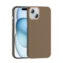 Apple iPhone 15 Uyumlu Kılıf M-safe Şarj Özellikli Karbon Fiber Görünümlü Zore Gros Kapak