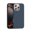 Apple iPhone 16 Pro Uyumlu Kılıf M-safe Şarj Özellikli Karbon Fiber Görünümlü Zore Gros Kapak