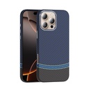 Apple iPhone 16 Pro Uyumlu Kılıf M-safe Şarj Özellikli Karbon Fiber Görünümlü Zore Gros Kapak