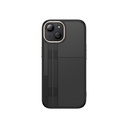 Apple iPhone 15 Uyumlu Kılıf M-safe Şarj Özellikli Karbon Fiber Görünümlü Zore Antina Kapak