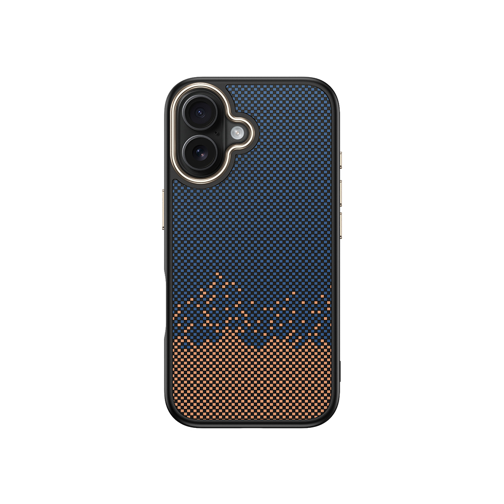 Apple iPhone 16 Uyumlu Kılıf M-safe Şarj Özellikli Karbon Fiber Görünümlü Zore Antina Kapak