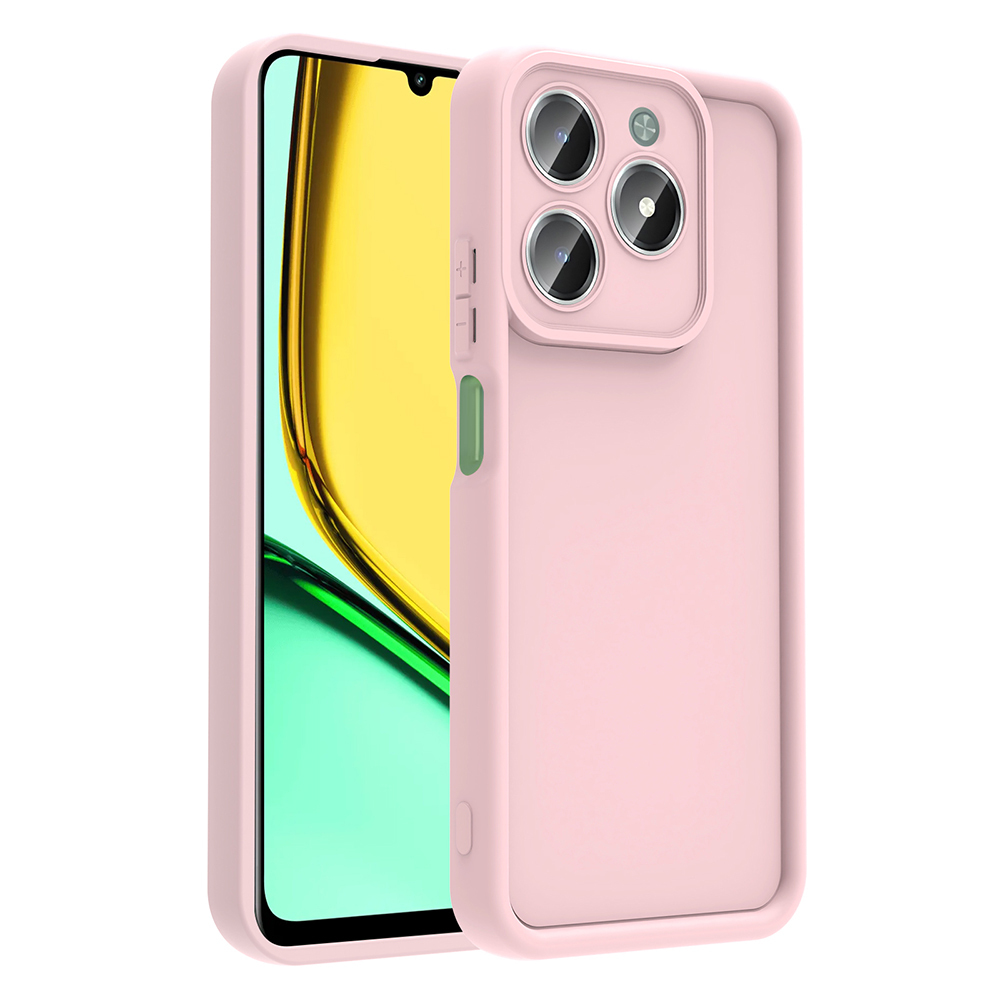 Realme C61 Uyumlu Kılıf Kamera Korumalı Zore Ananas Kapak