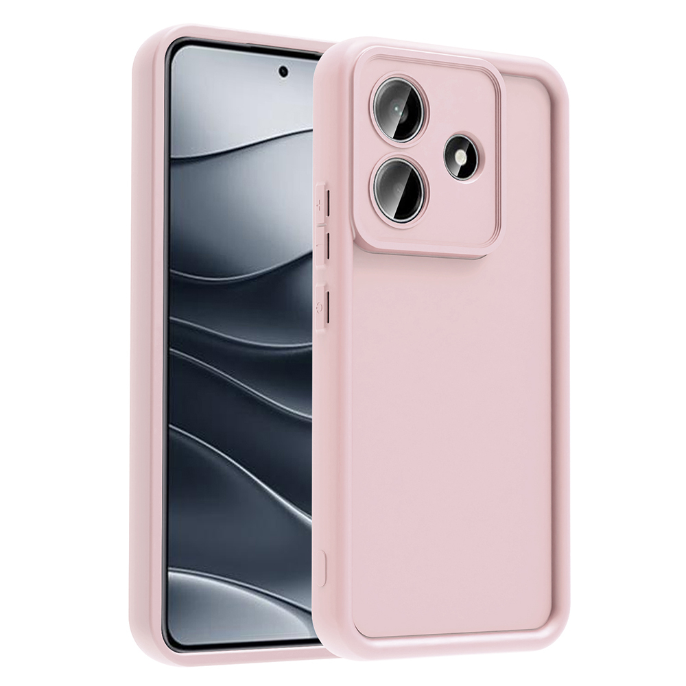 [RNZ-TA117563] Xiaomi Redmi Note 14 4G Uyumlu Kılıf Kamera Korumalı Zore Ananas Kapak (Siyah)