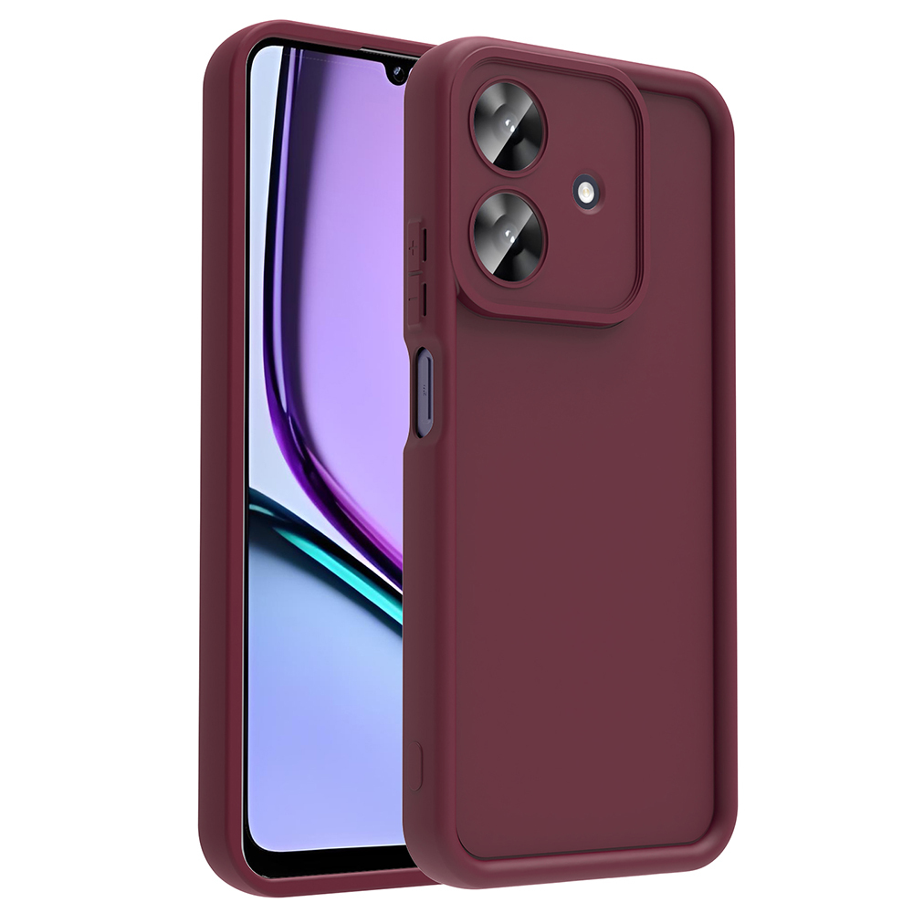 Realme Note 60 Uyumlu Kılıf Kamera Korumalı Zore Ananas Kapak