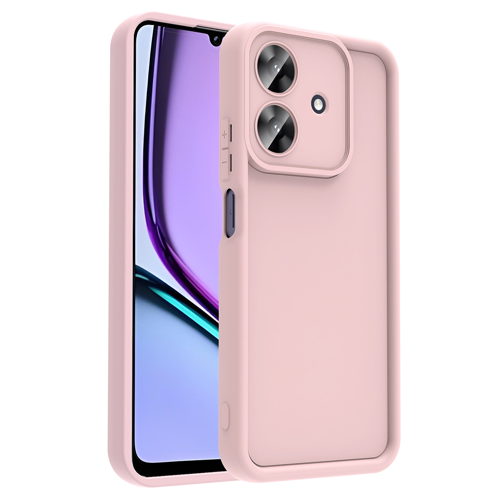 Realme Note 60 Uyumlu Kılıf Kamera Korumalı Zore Ananas Kapak