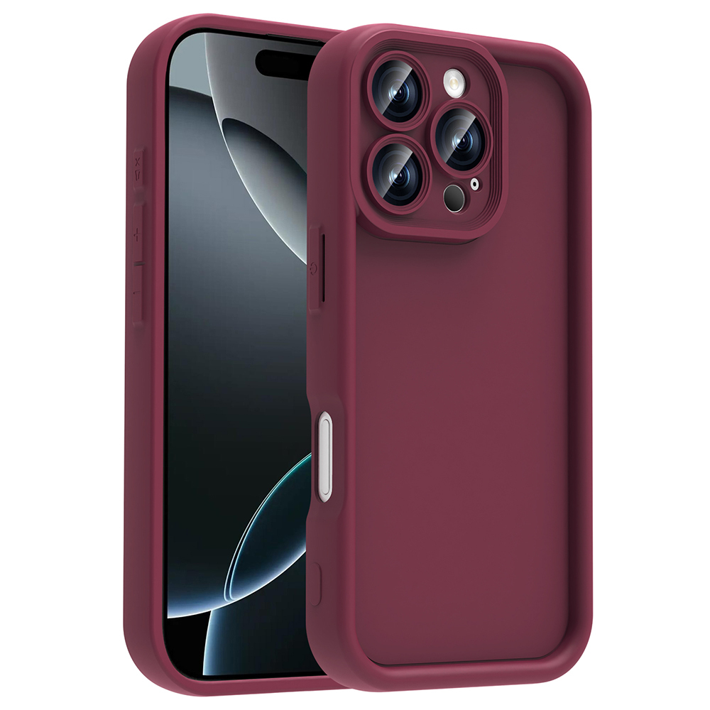 Apple iPhone 16 Pro Max Uyumlu Kılıf Kamera Korumalı Zore Ananas Kapak