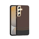 Samsung Galaxy S24 Plus Uyumlu Kılıf M-safe Şarj Özellikli Karbon Fiber Görünümlü Zore Gros Kapak