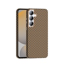 Samsung Galaxy S25 Plus Uyumlu Kılıf M-safe Şarj Özellikli Karbon Fiber Görünümlü Zore Gros Kapak