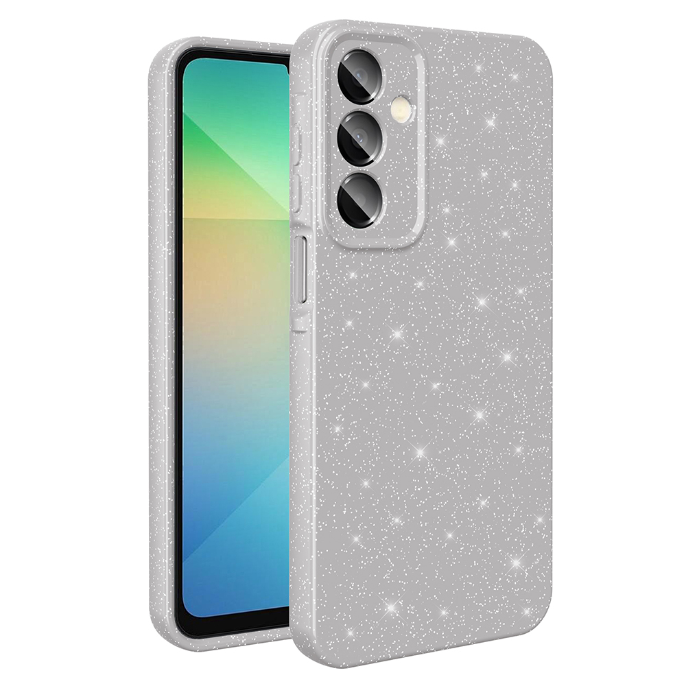 Samsung Galaxy A16 Uyumlu Kılıf Kamera Korumalı Simli Lüks Zore Koton Kapak