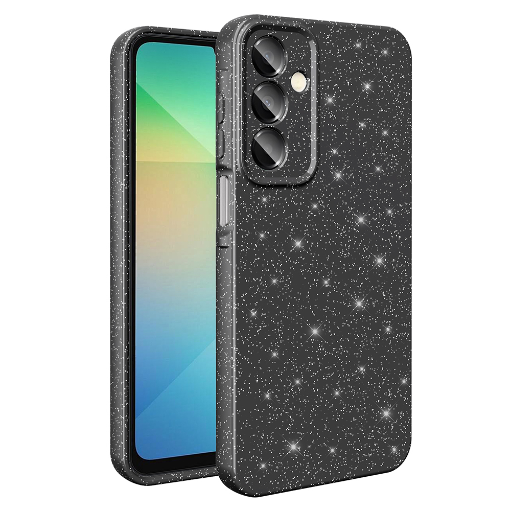 Samsung Galaxy A16 Uyumlu Kılıf Kamera Korumalı Simli Lüks Zore Koton Kapak