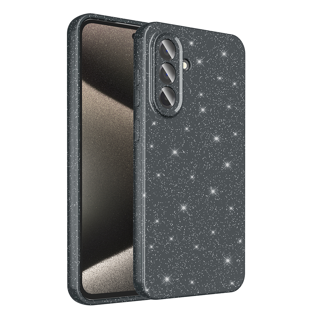 Samsung Galaxy A36 Uyumlu Kılıf Kamera Korumalı Simli Lüks Zore Koton Kapak