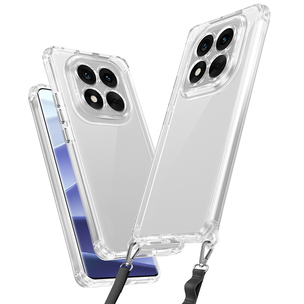 Xiaomi Redmi Note 14 Pro 5G Uyumlu Kılıf Airbagli Takılabilir Askı Aparatlı Zore Snap Silikon Kapak