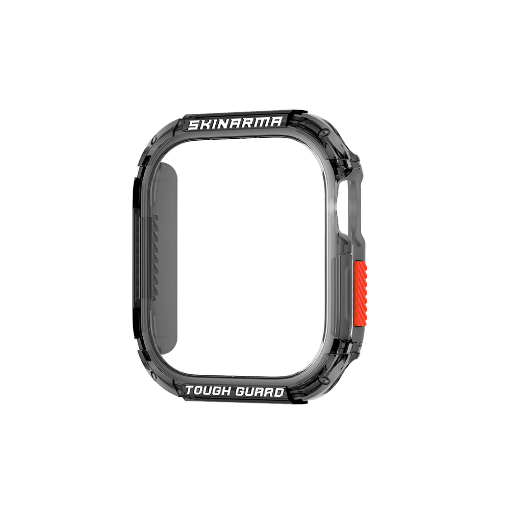 [RNZ-TA117877] Apple Watch 10 46mm Uyumlu Skinarma Atom TPU Kasa Koruyucu (Siyah)