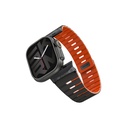 Apple Watch 44mm Uyumlu Skinarma Gemini Serisi TPU Magnetik Silikon Kordon