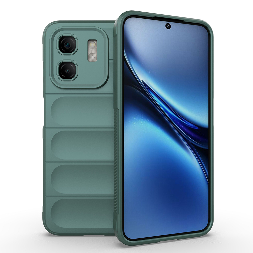 Infinix Hot 50i 4G Uyumlu Kılıf Esnek TPU Oyuklu Arka Yüzey Tasarımlı Zore Etnik Silikon Kapak
