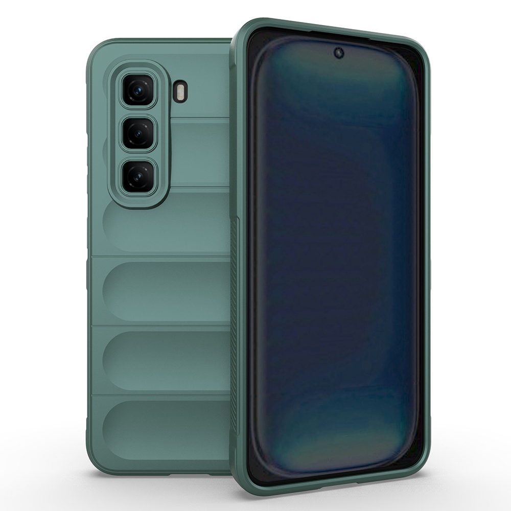 Infinix Hot 50 Pro 4G Uyumlu Kılıf Esnek TPU Oyuklu Arka Yüzey Tasarımlı Zore Etnik Silikon Kapak