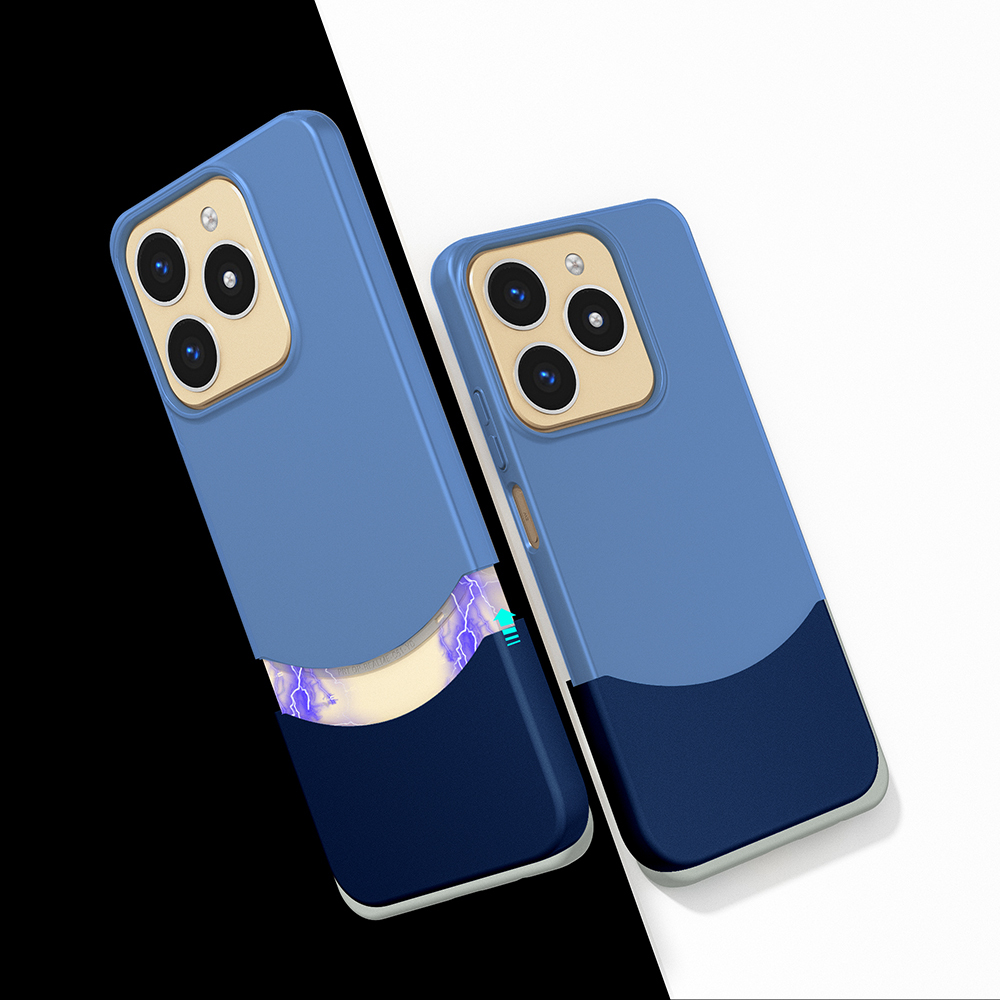 Realme C61 Uyumlu Kılıf Mıknatıslı Zore Duble Kapak
