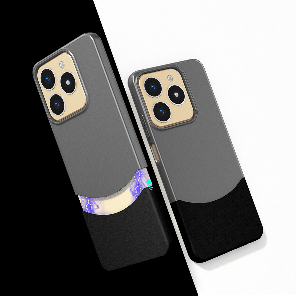[RNZ-TA119220] Realme C61 Uyumlu Kılıf Mıknatıslı Zore Duble Kapak (Siyah)