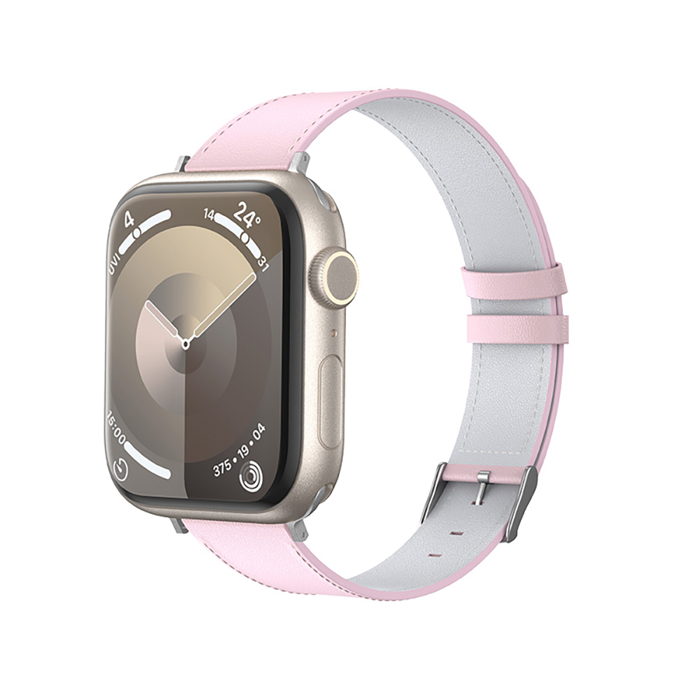 Apple Watch 7 41mm Uyumlu Benks Vintage Genuine Leather Serisi Deri Kordon Strap Kayış