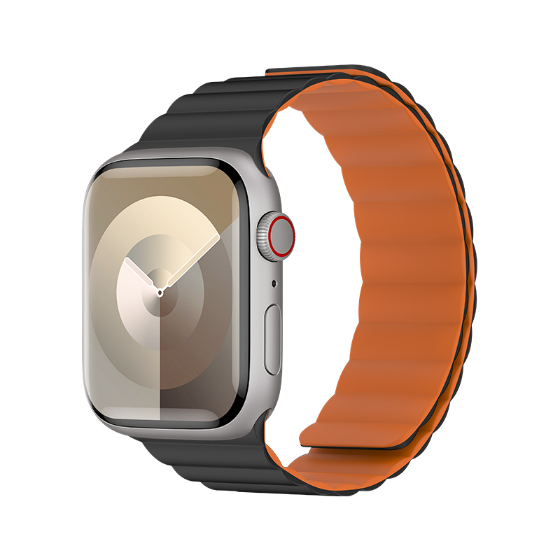Apple Watch 38mm Uyumlu Benks Magnetik Tak Çıkar Silikon Strap Kayış