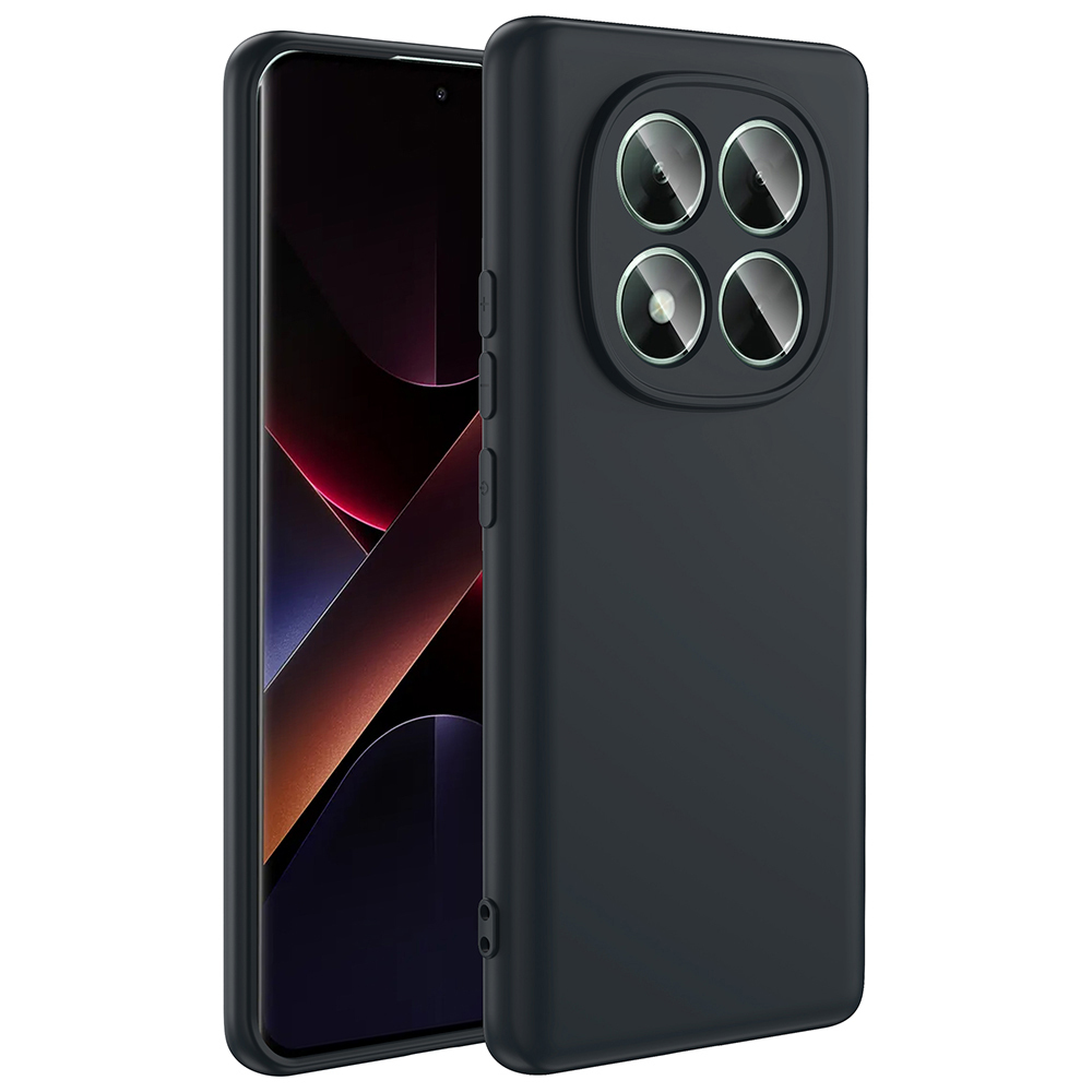 [RNZ-TA118294] Xiaomi Poco X7 Uyumlu Kılıf Zore Mara Lansman Kapak (Siyah)