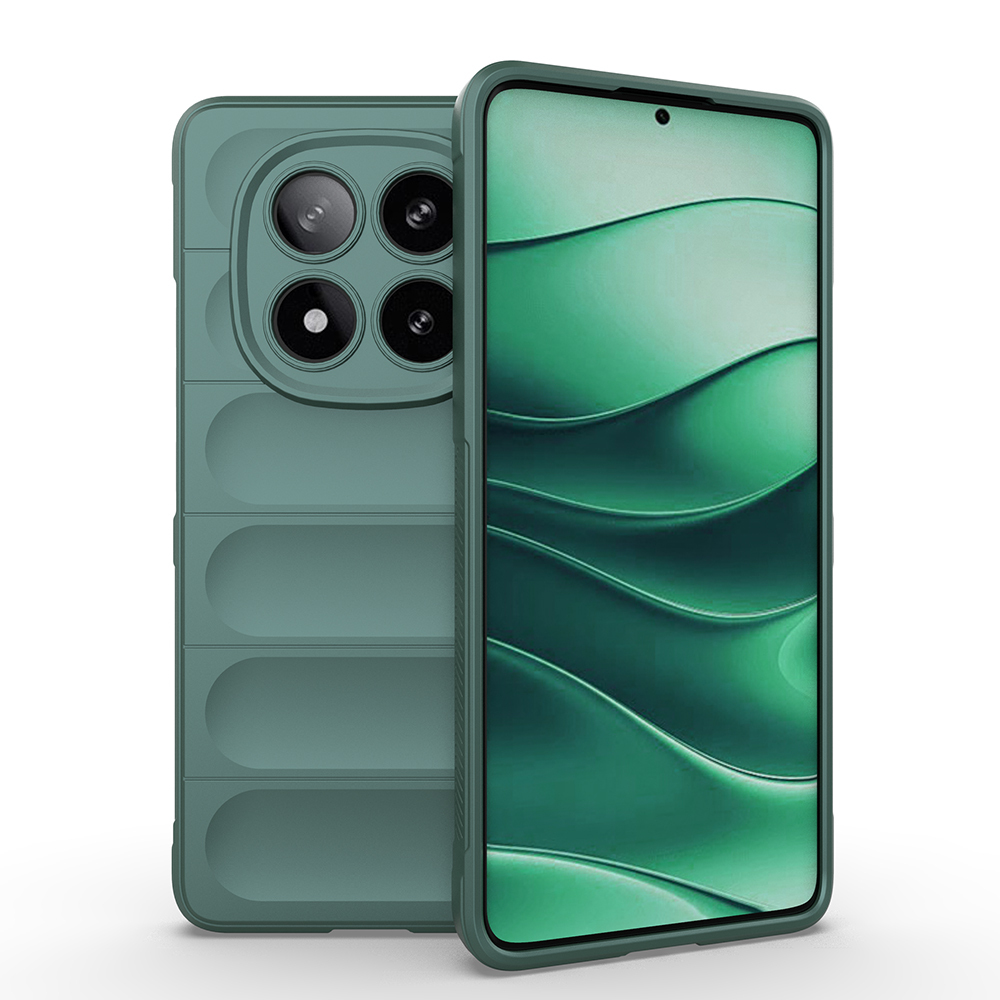 Xiaomi Redmi Note 14 Pro 5G Uyumlu Kılıf Esnek TPU Oyuklu Arka Yüzey Tasarımlı Zore Etnik Silikon Kapak