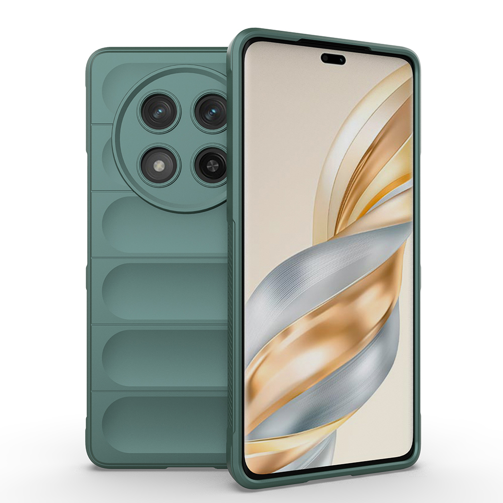 Honor Magic 7 Lite Uyumlu Kılıf Esnek TPU Oyuklu Arka Yüzey Tasarımlı Zore Etnik Silikon Kapak